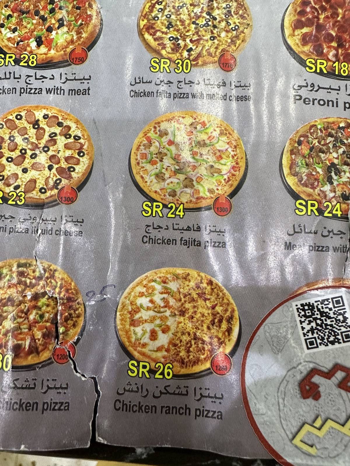 حبكة فطيرة меню
