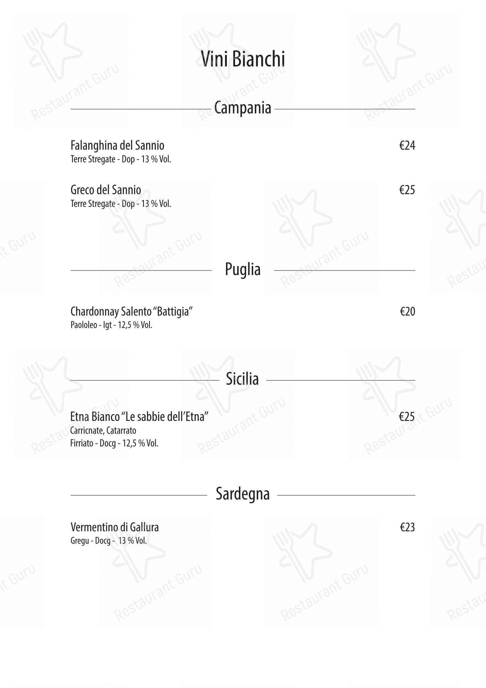 Buddha Smile Roma в Риме - Меню напитков