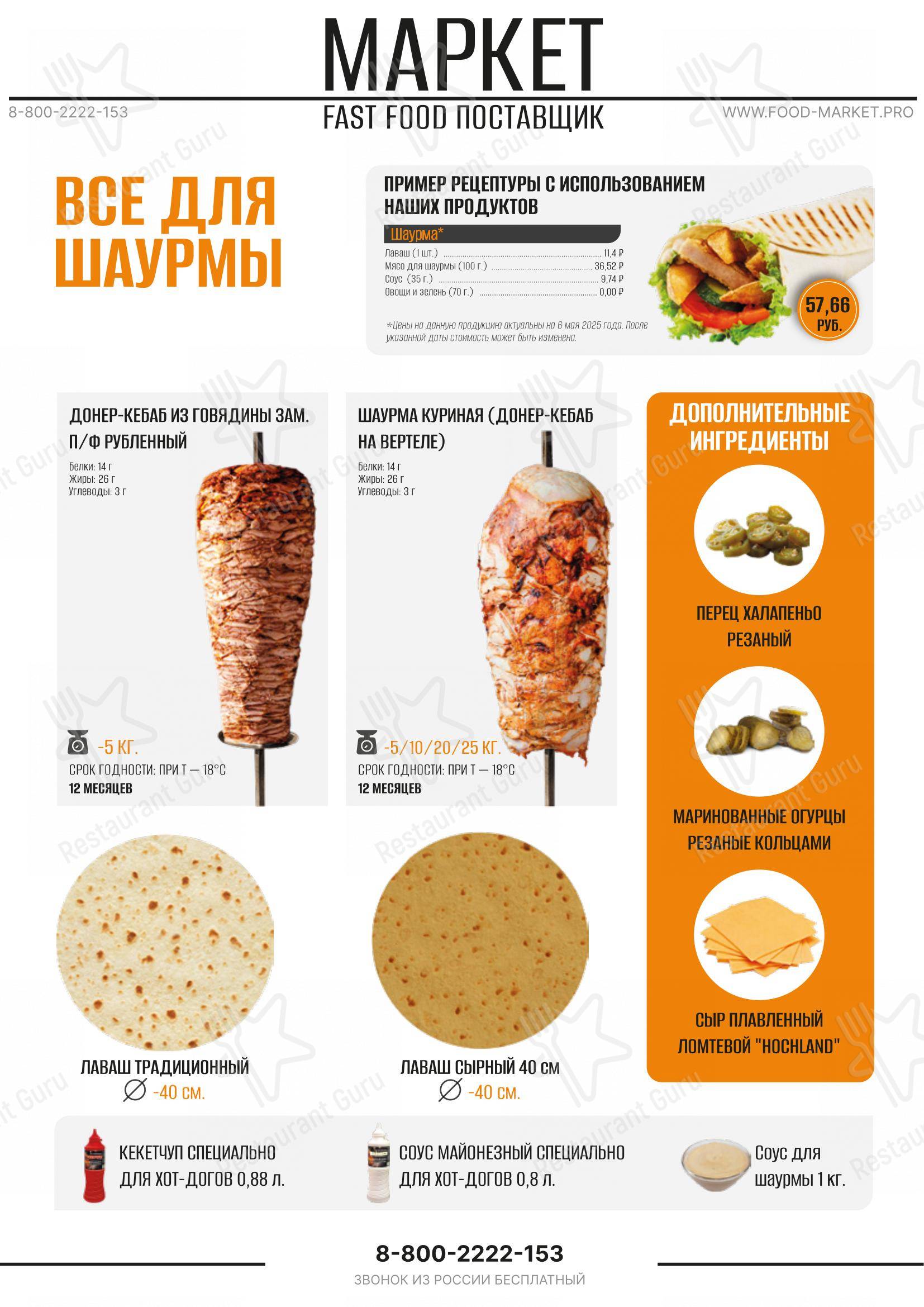 Меню ресторана GOOD FOOD PIZZA - Меню