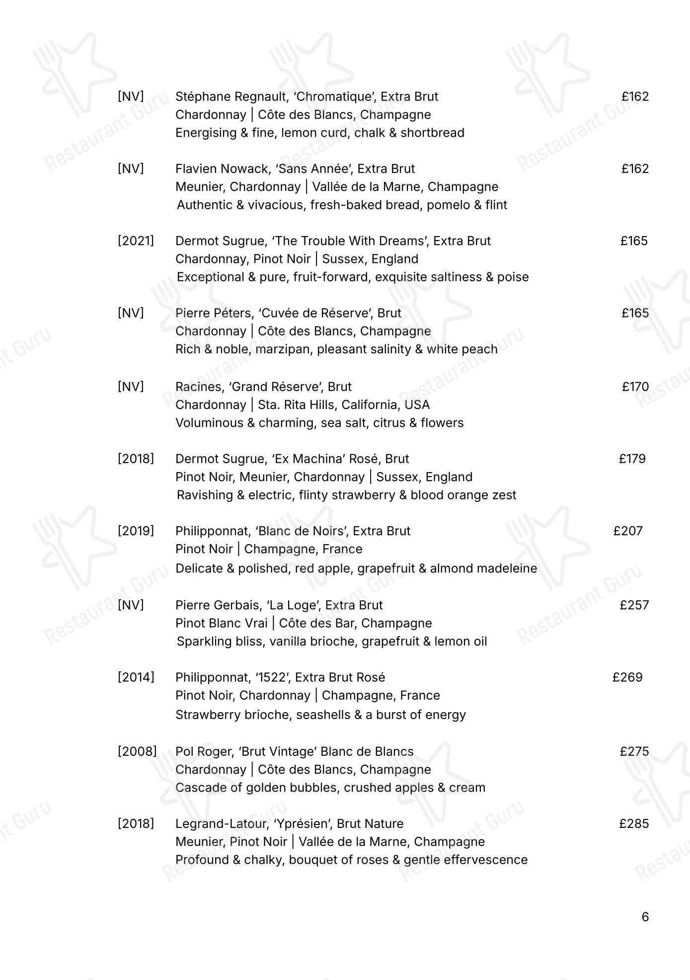 Меню ресторана Portland - Takeaway Menu