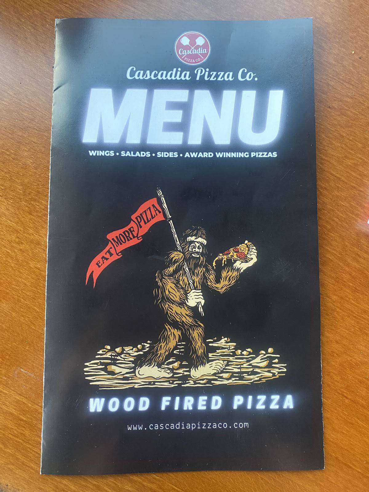 Cascadia Pizza Co. меню