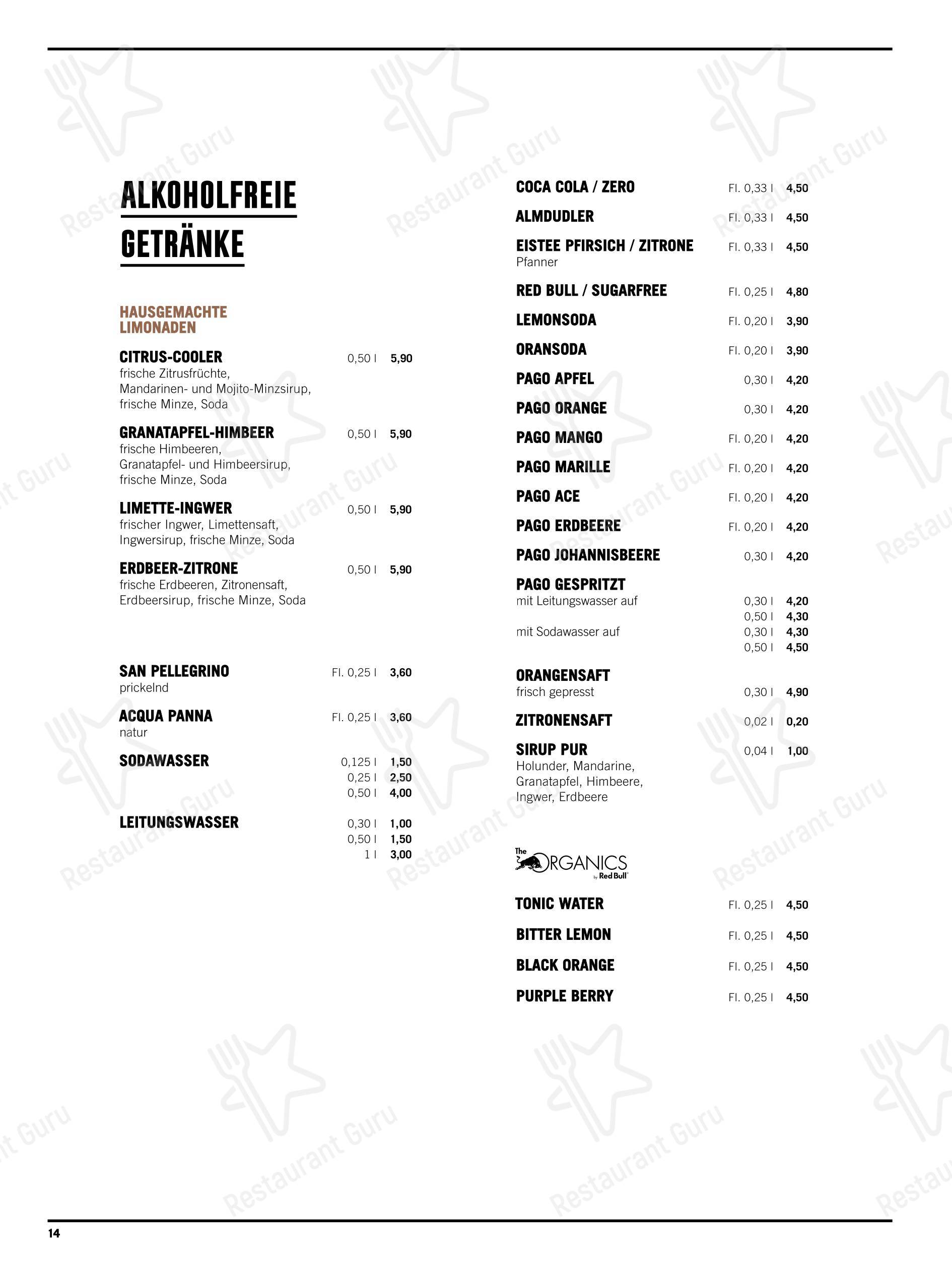 Меню десерта SURACE Ristorante LentiaCity - 菜单