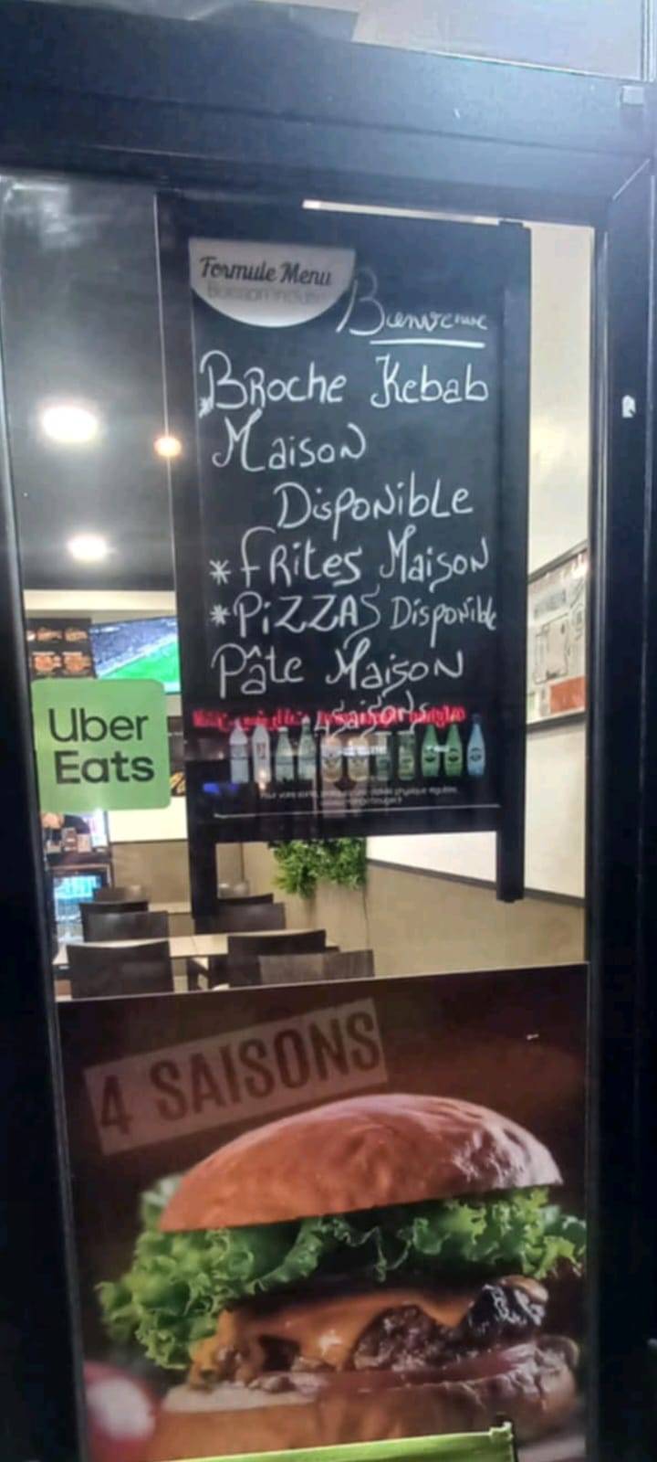 4 saisons меню