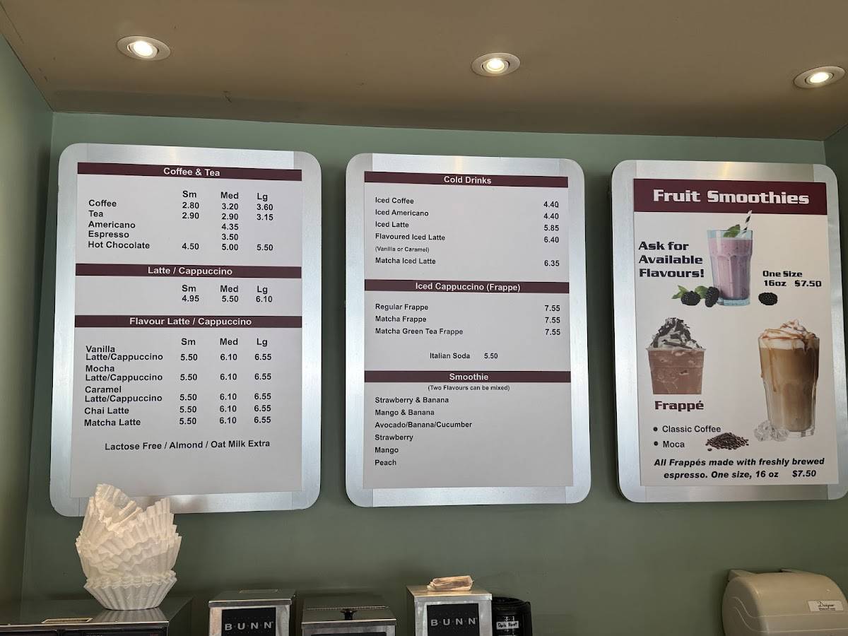 A&J's Cafe меню