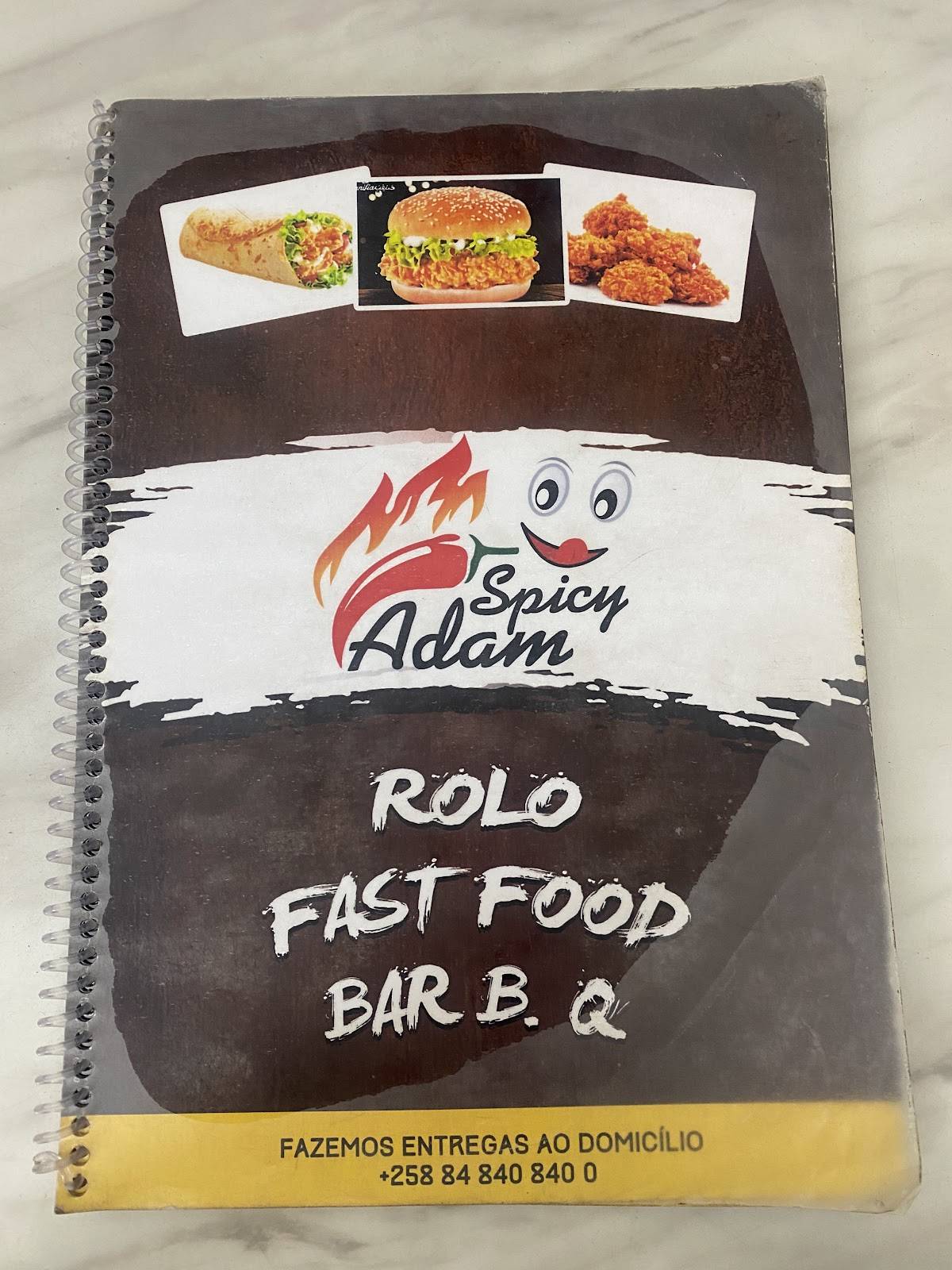 Adam Spicy меню