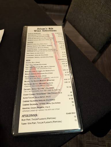 Adam's Rib Restaurant меню