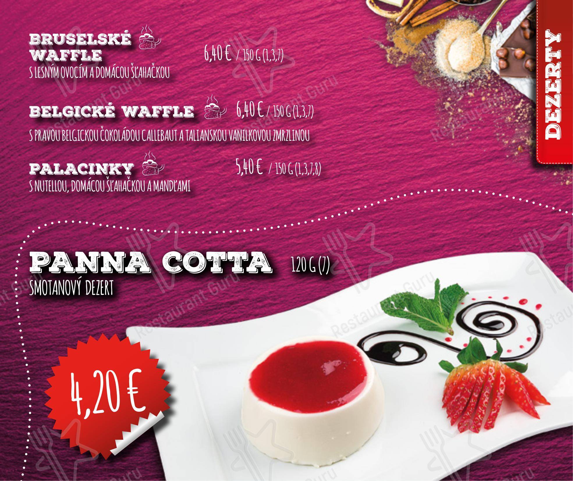 Boronia Catering Menu Pack ресторана Andiamo