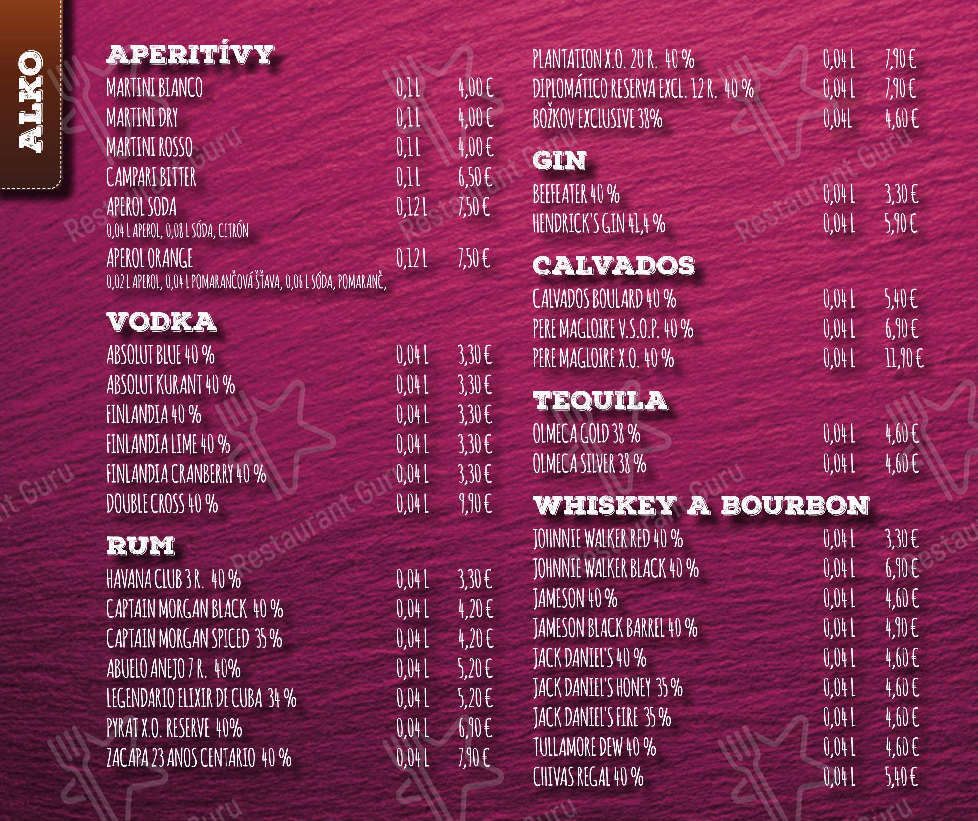 Boronia Catering Menu Pack ресторана Andiamo