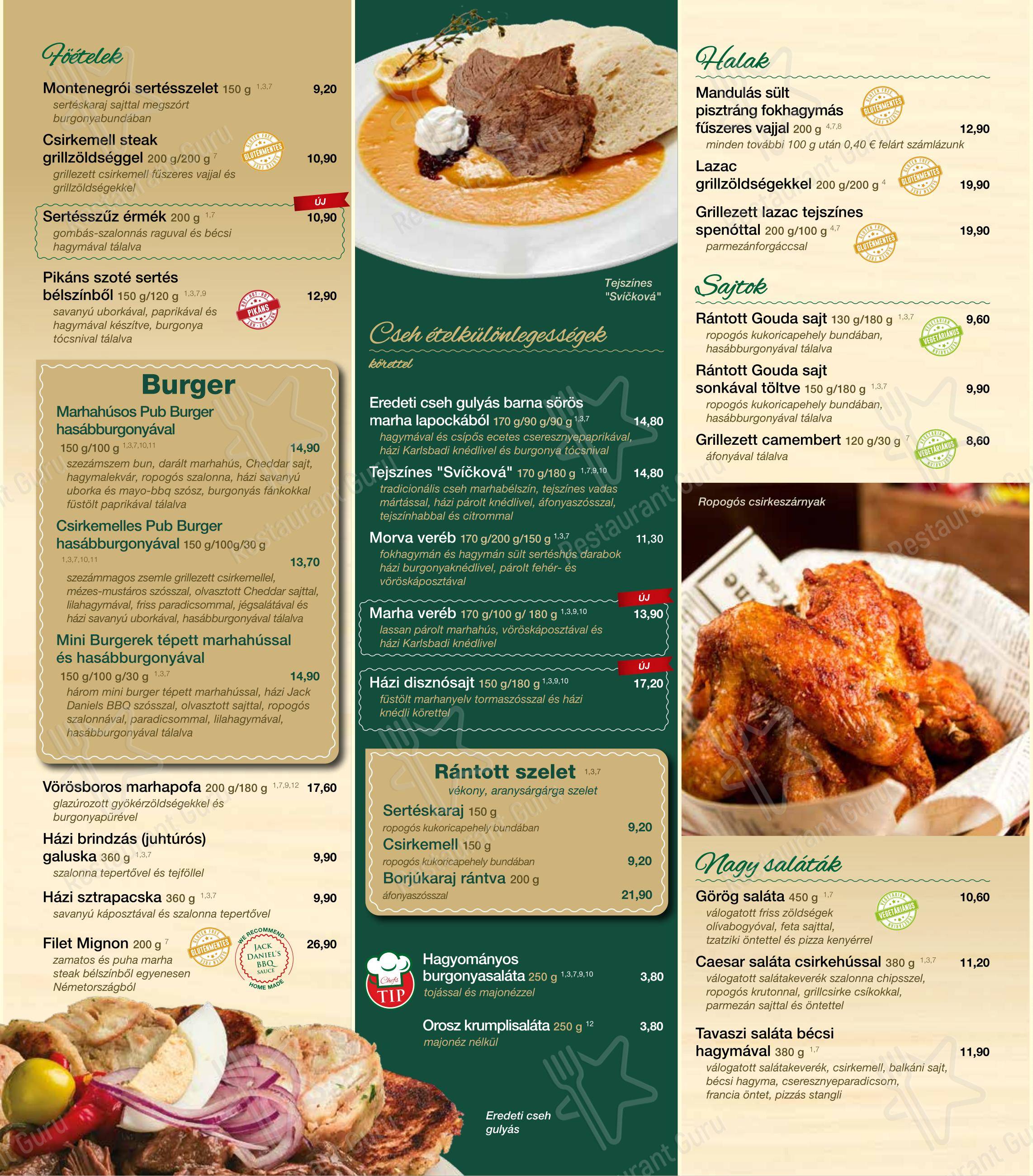 Wine Menu ресторана Andiamo в Праге
