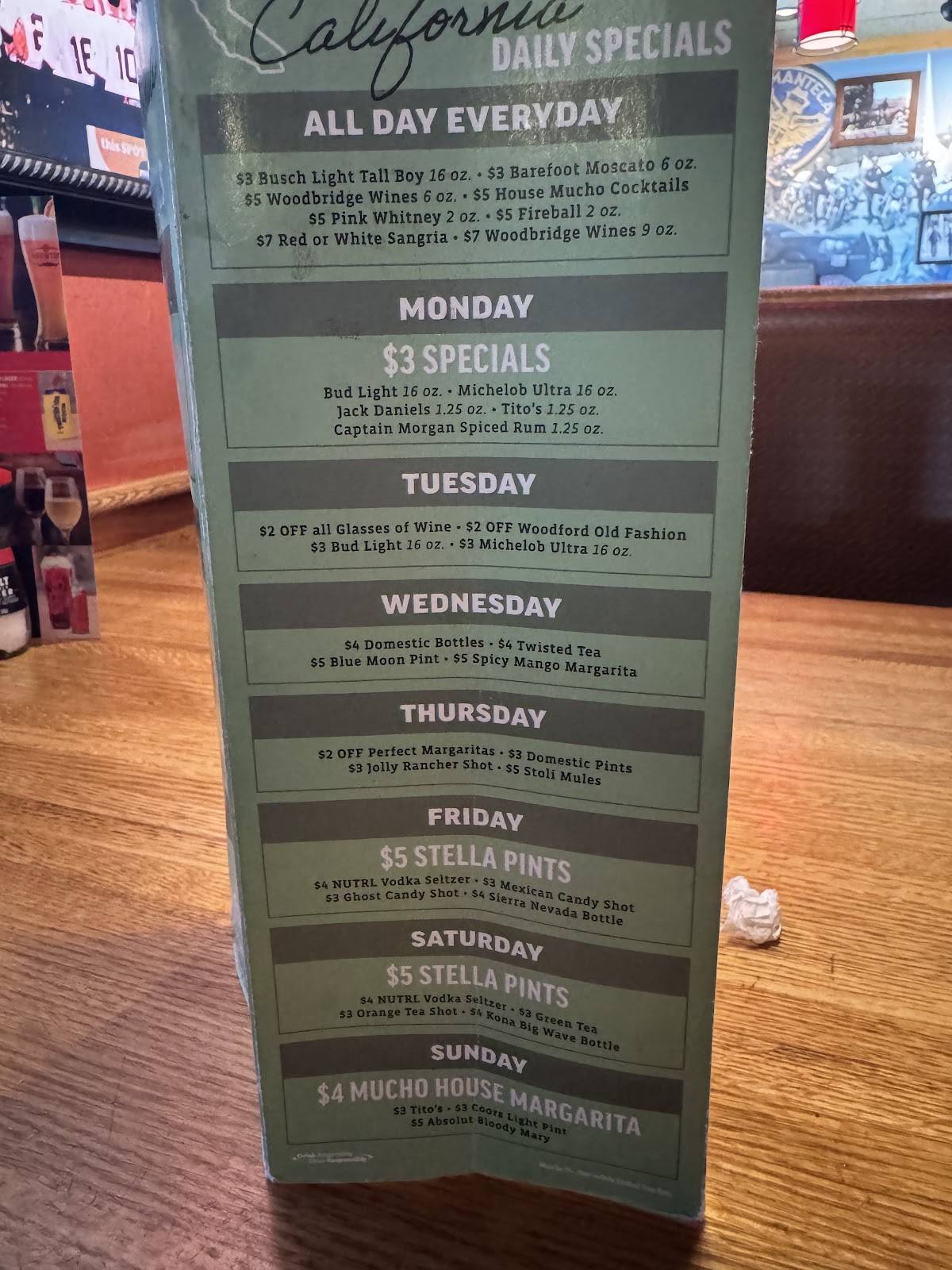 Applebee's Grill + Bar меню