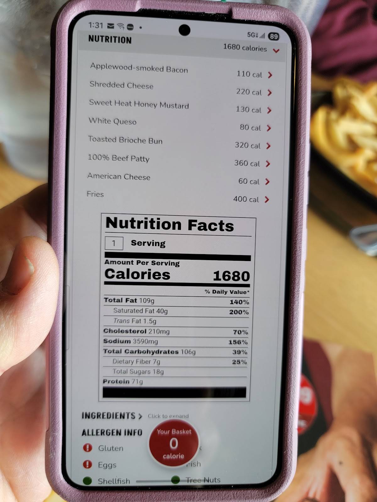 Applebee's Grill + Bar меню