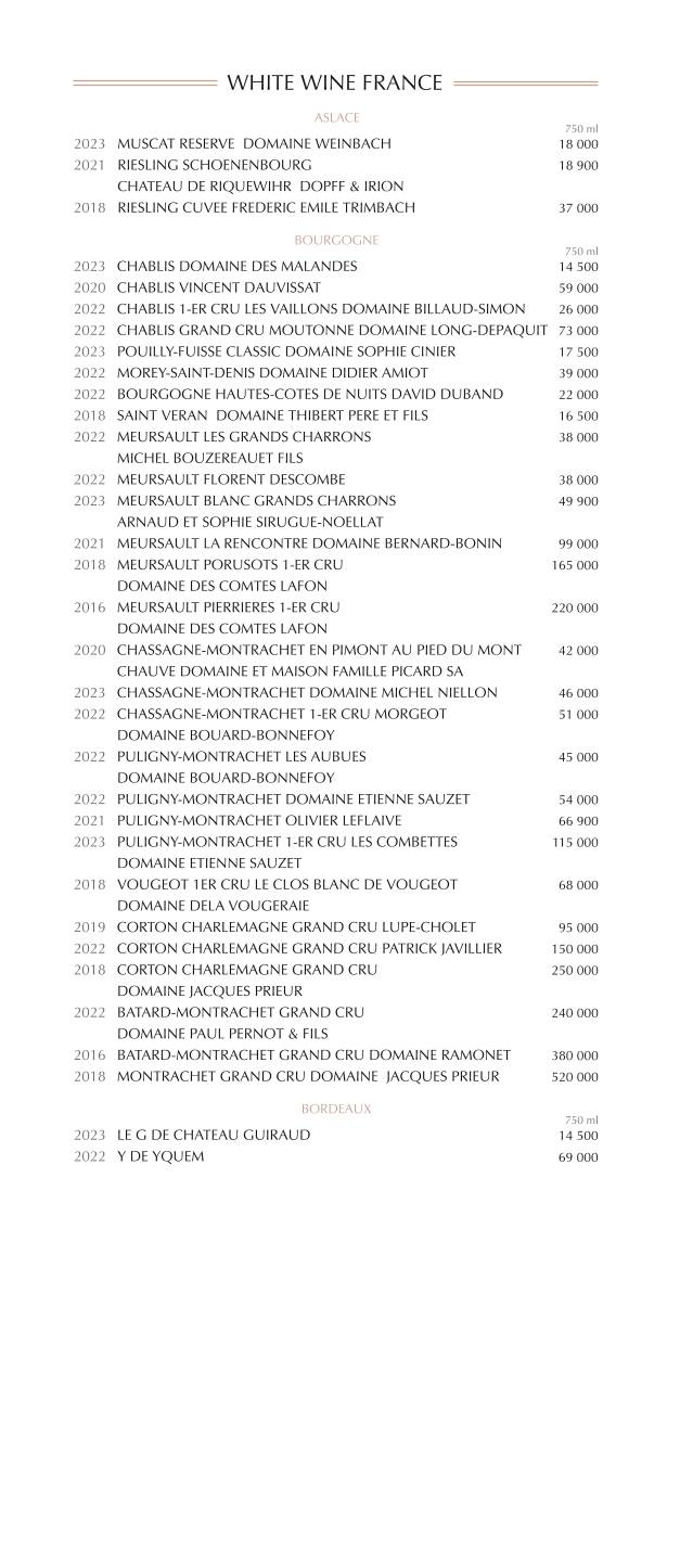 Assunta Madre меню