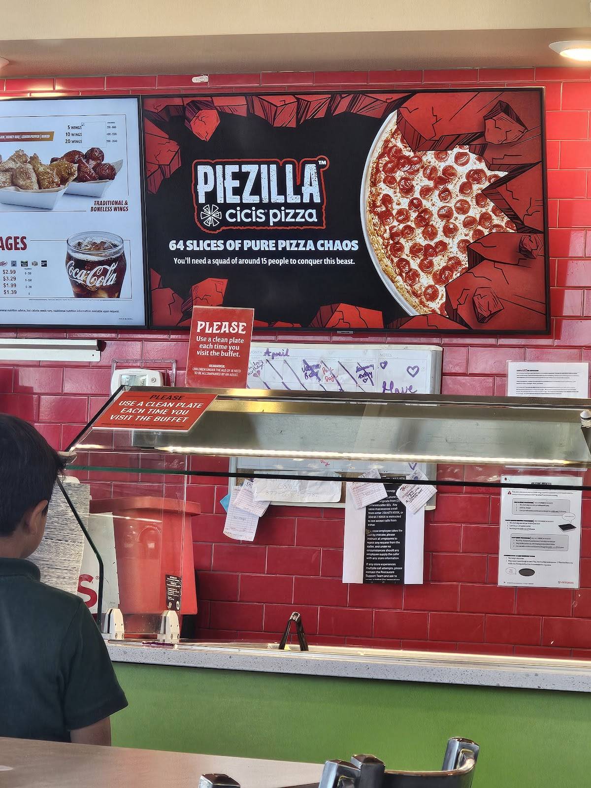 Cicis Pizza меню