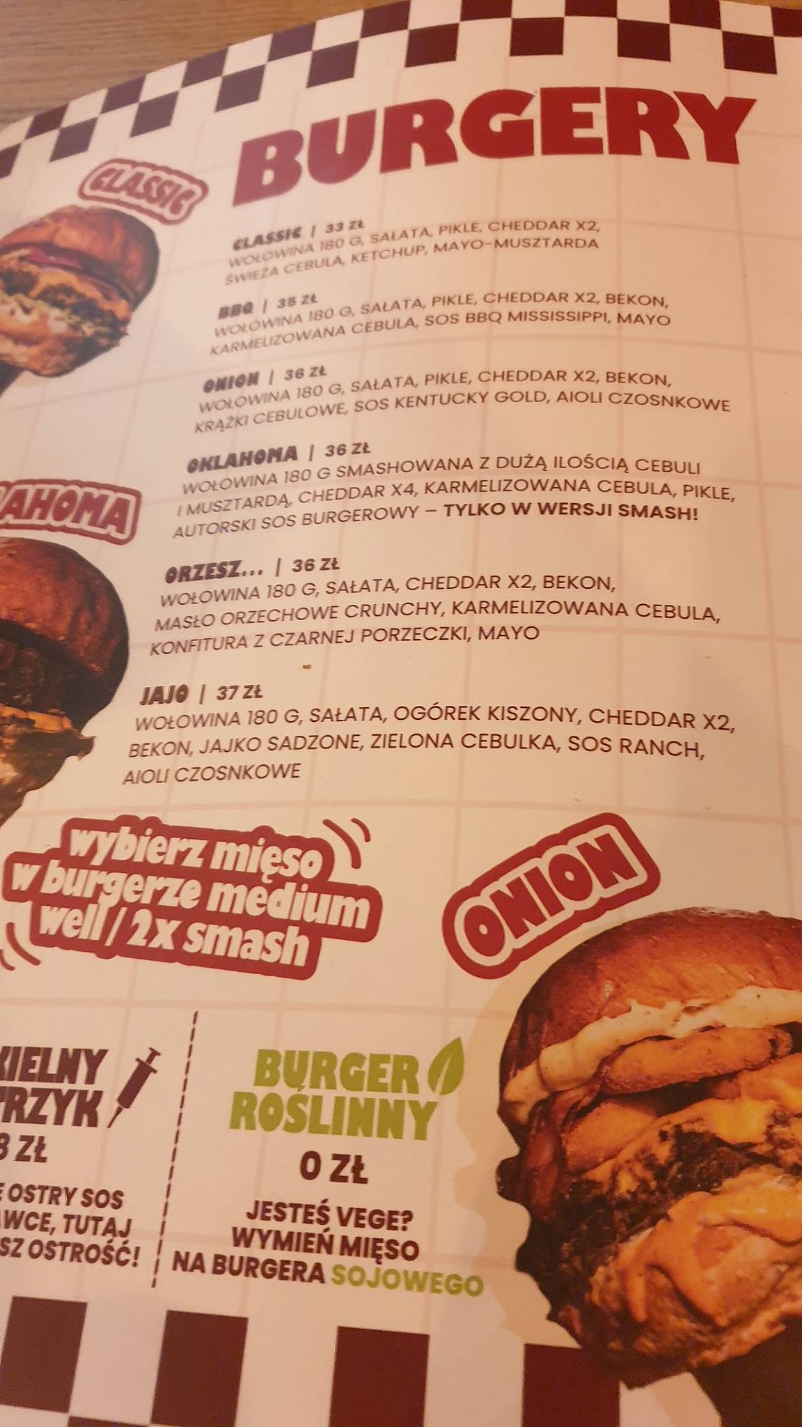 BURGER SHOP restobar меню