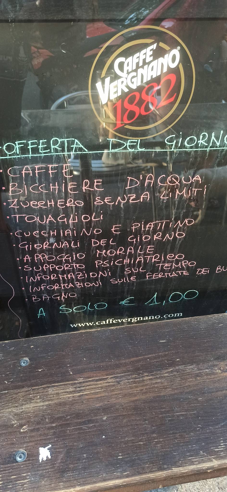 Bar Tabacchi Bodio меню