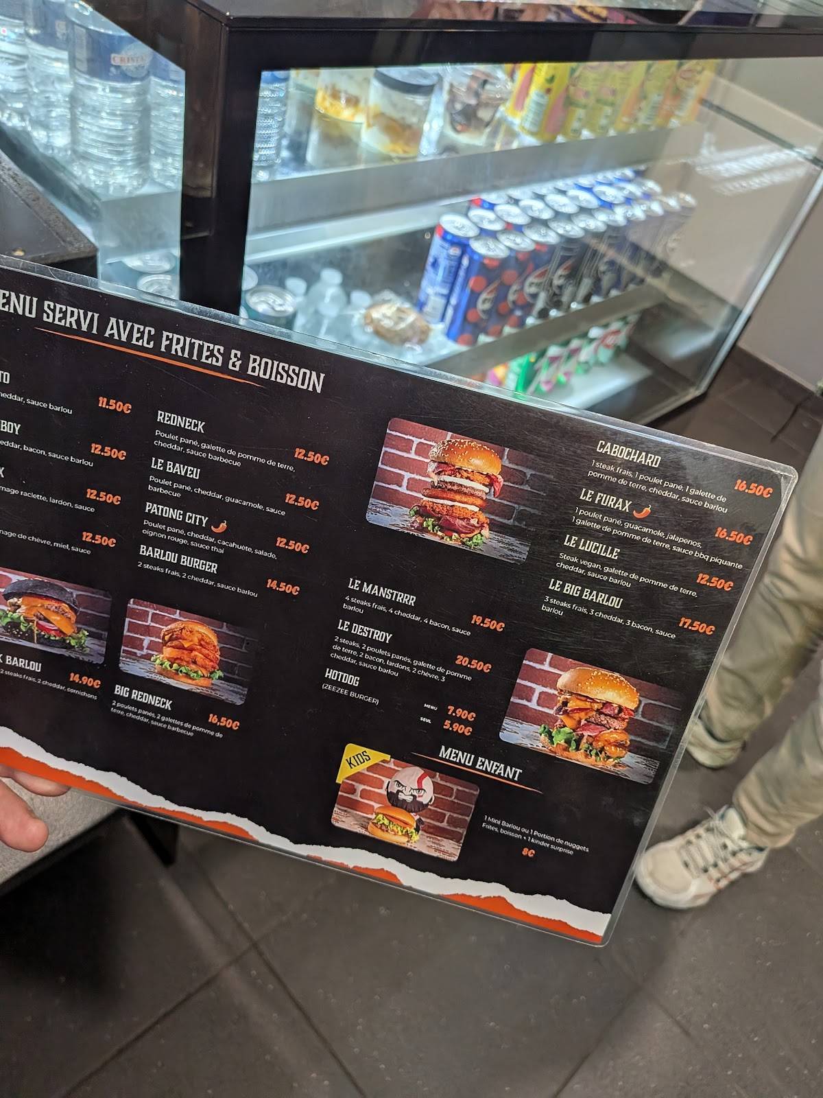 Barlou Burger меню