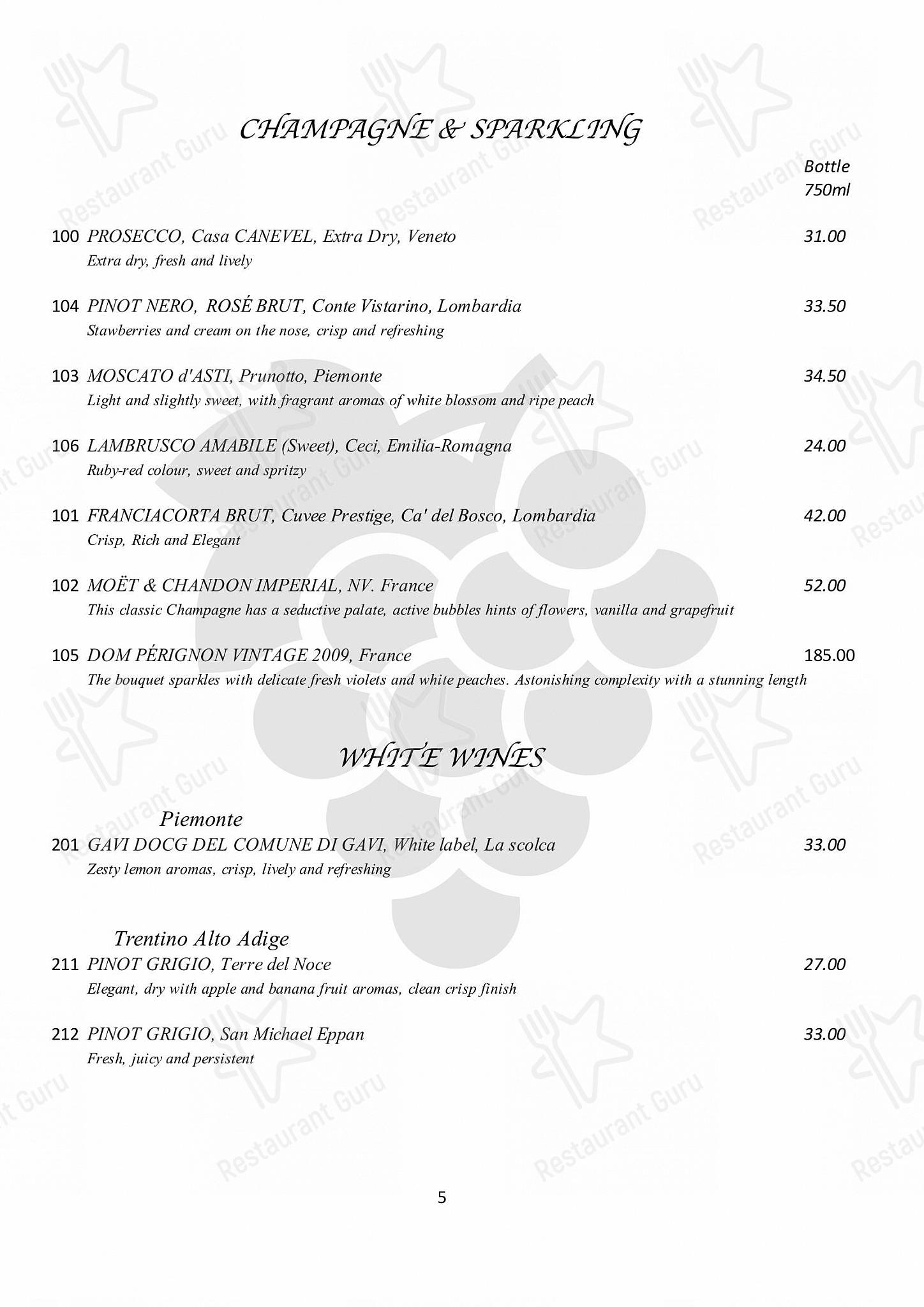 Amarone Kitchen в Бате - Group Booking Menu