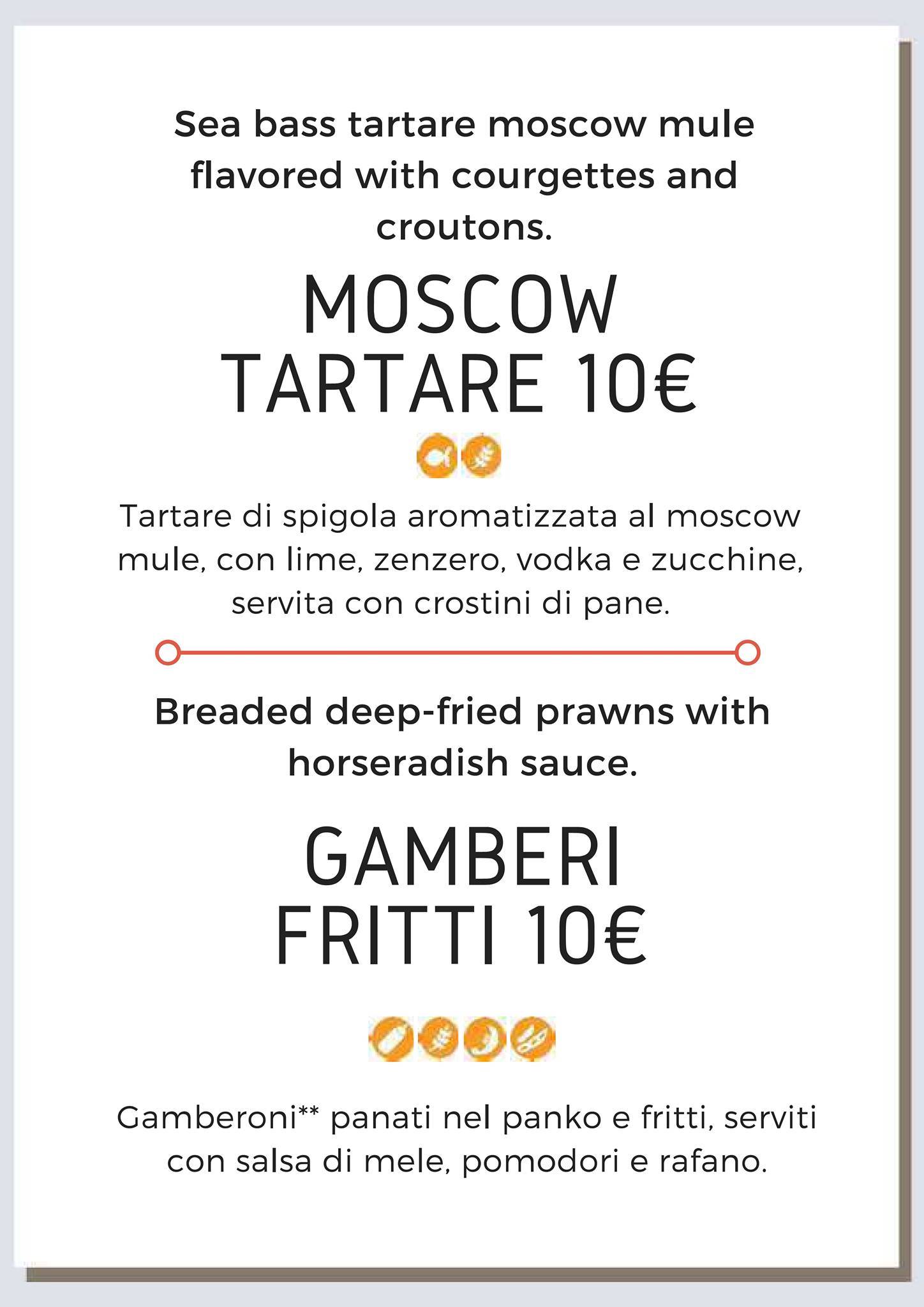 Beliveat al Pigneto меню