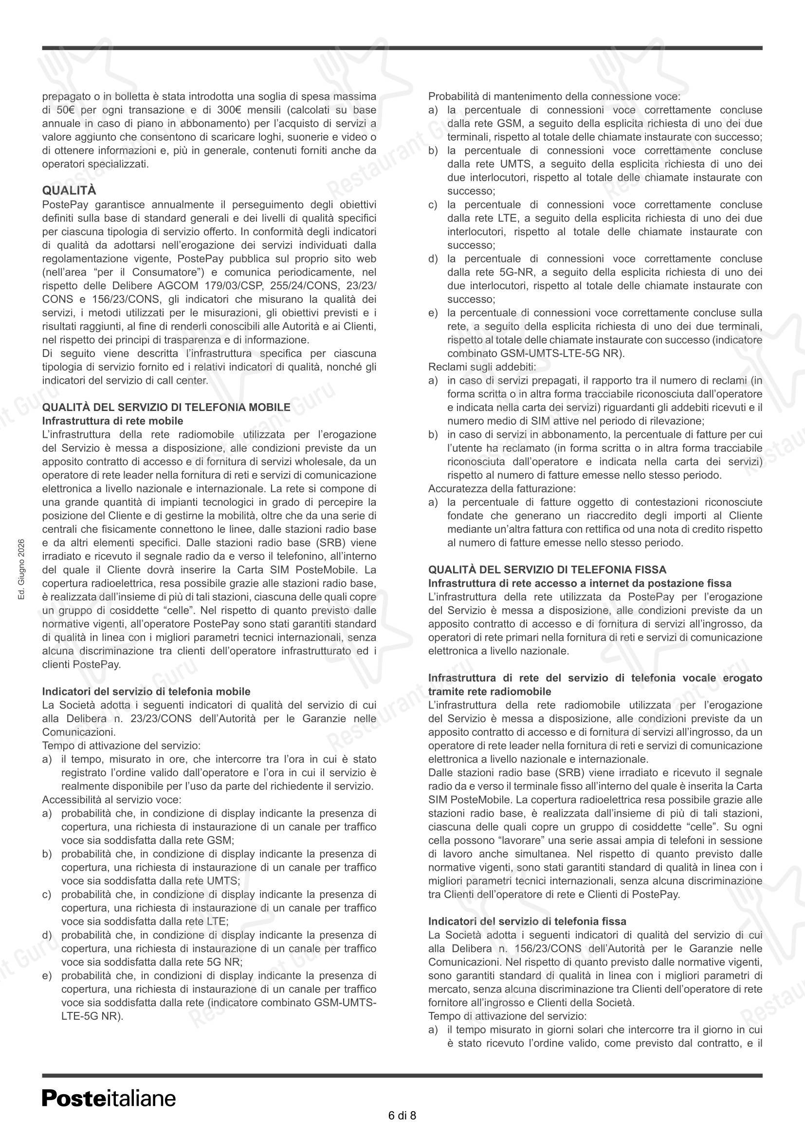 Меню пиццерии Bibikiu