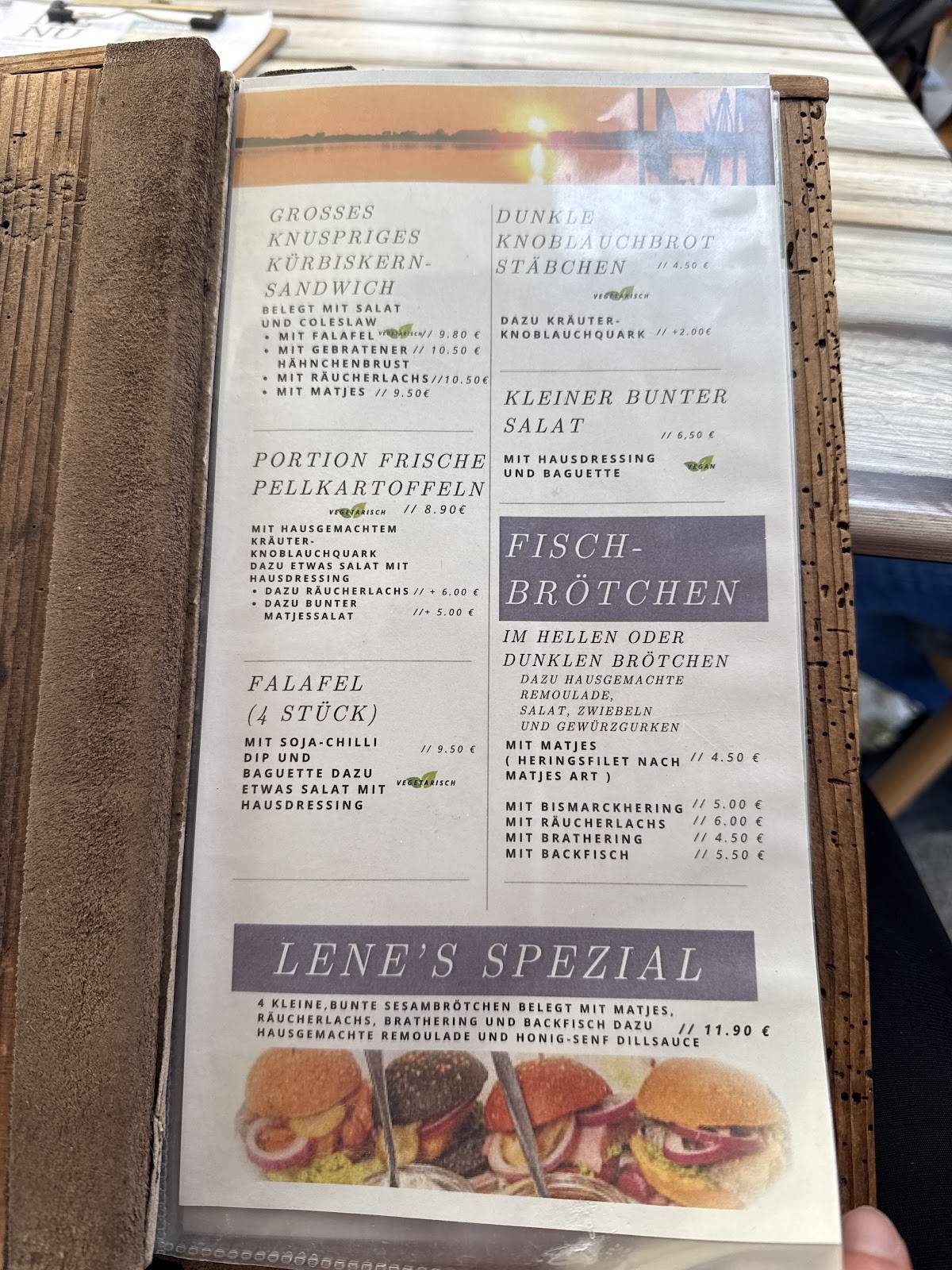Bistro Lene меню