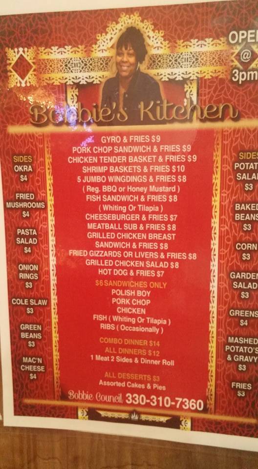 Bobbie's kitchen меню
