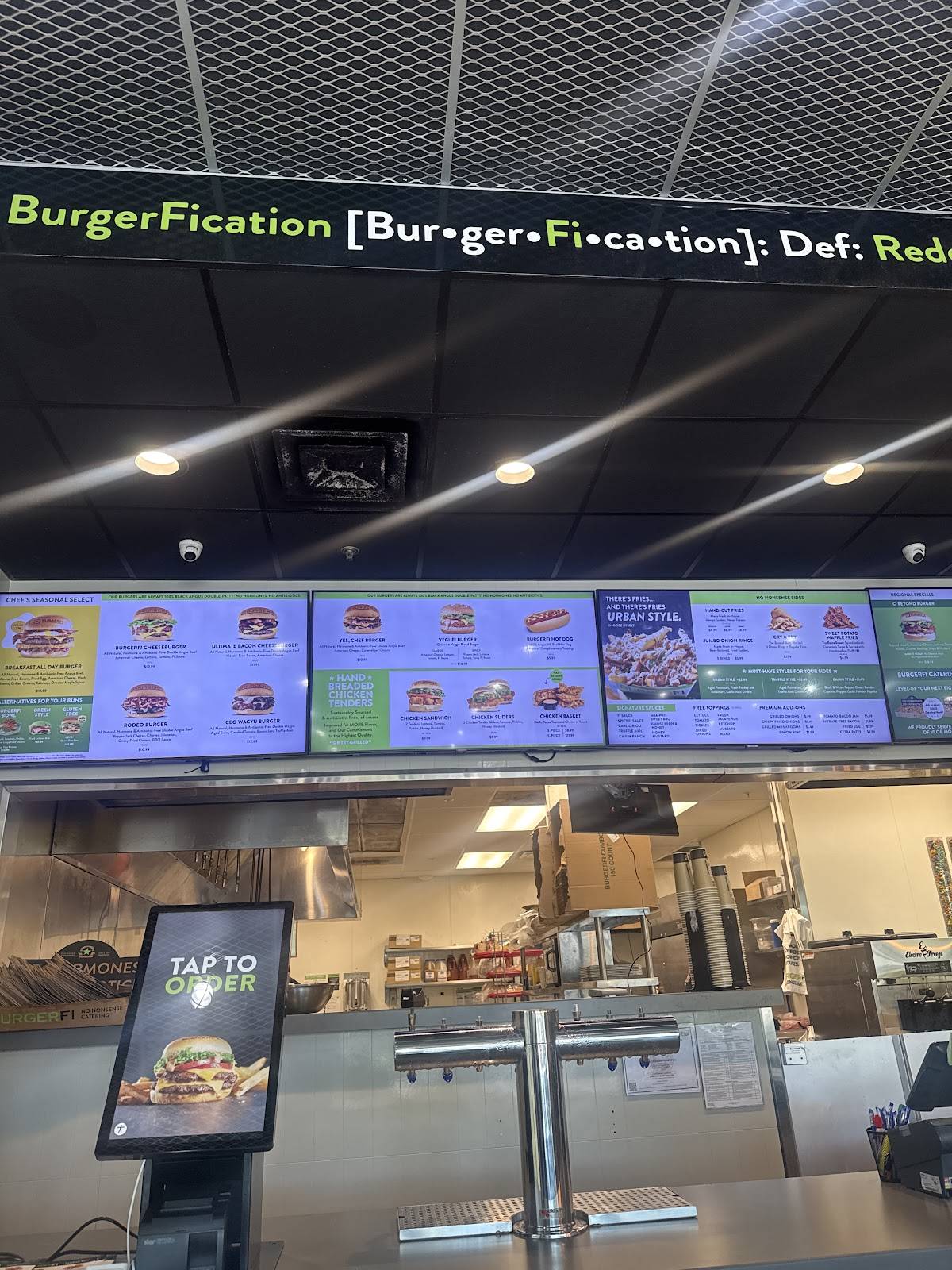 BurgerFi меню