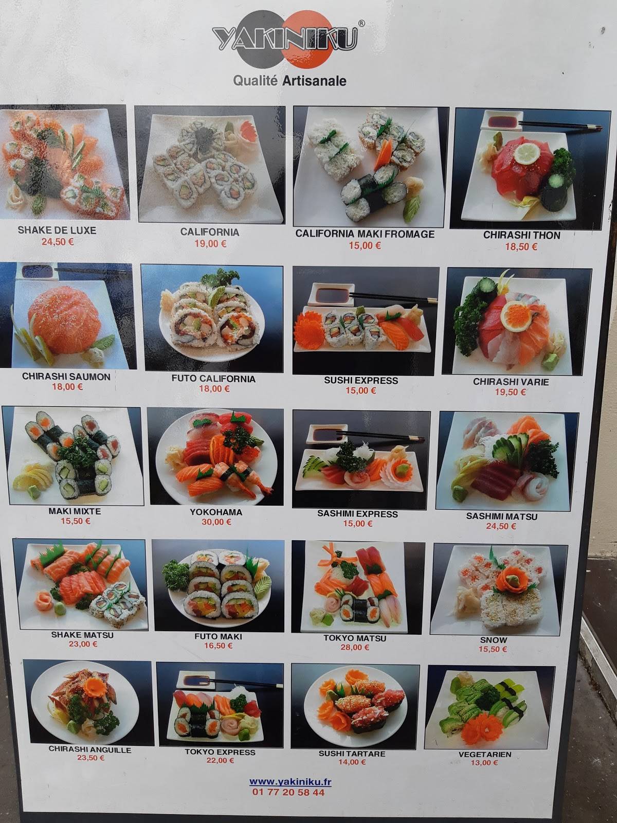 Chez Bibi меню