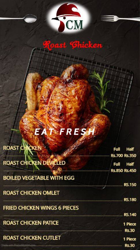 CM Roast Chicken меню