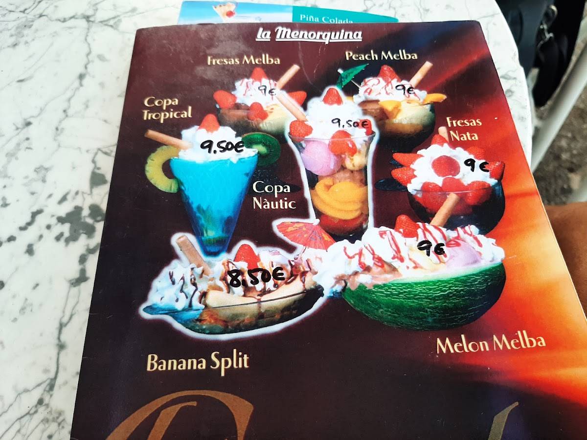 Cafè-Bar Nàutic меню