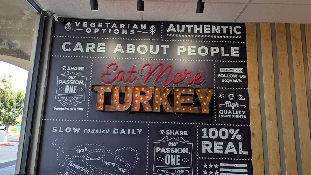 Capriotti's Sandwich Shop меню