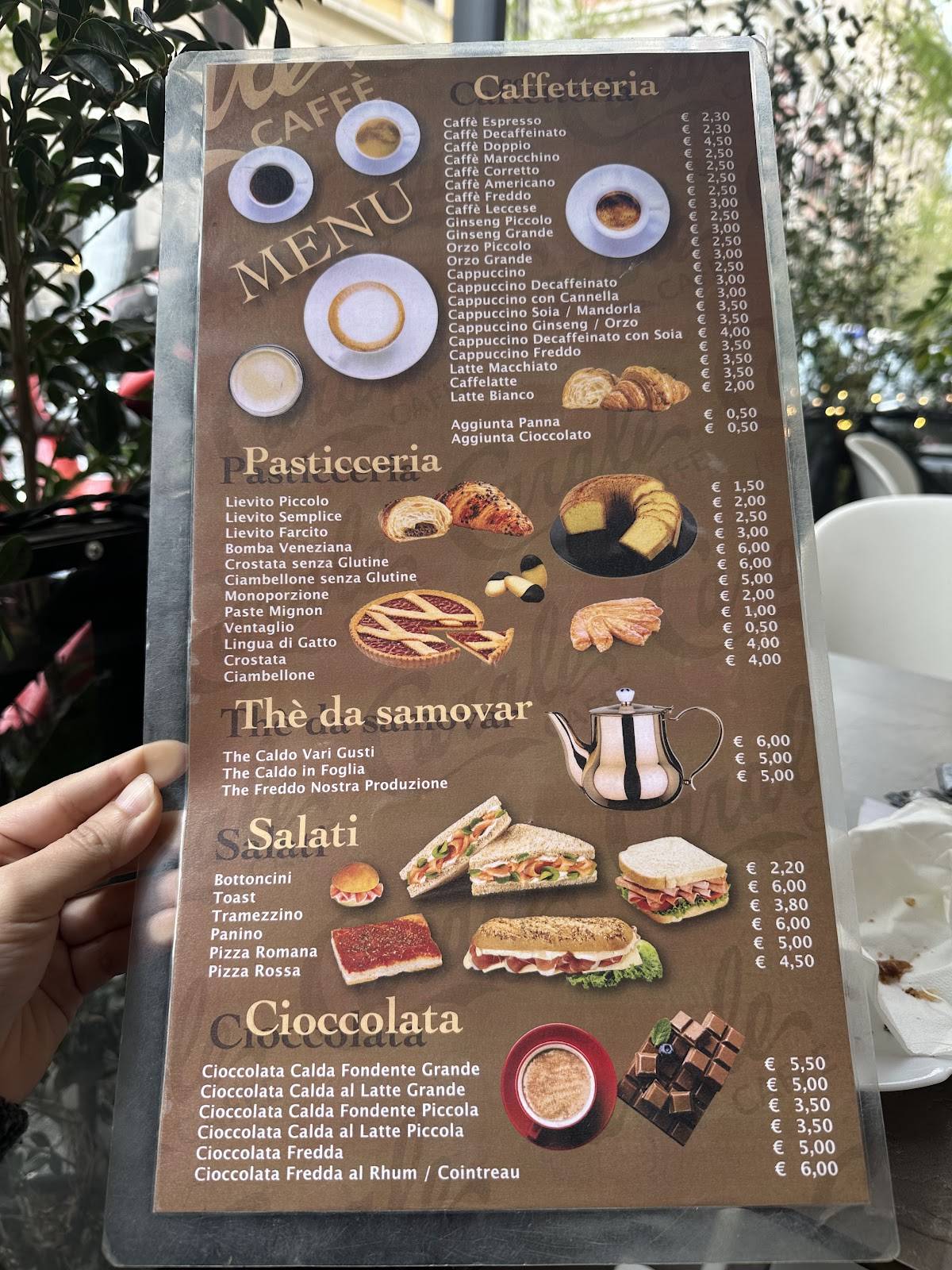 Carmen Bistrot меню