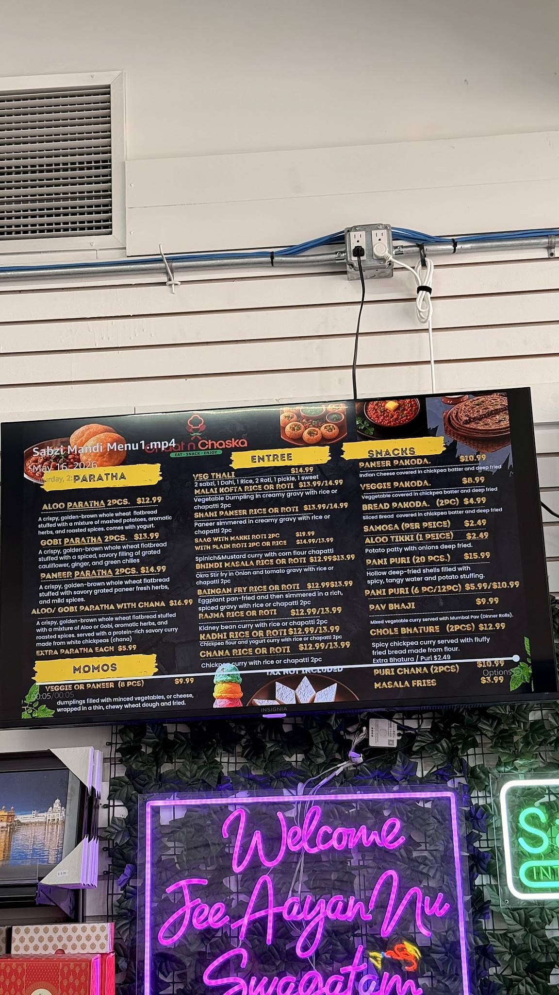 Chaat N Chaska меню