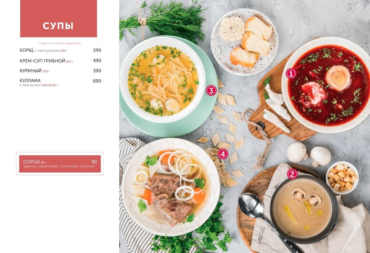 Чарли меню
