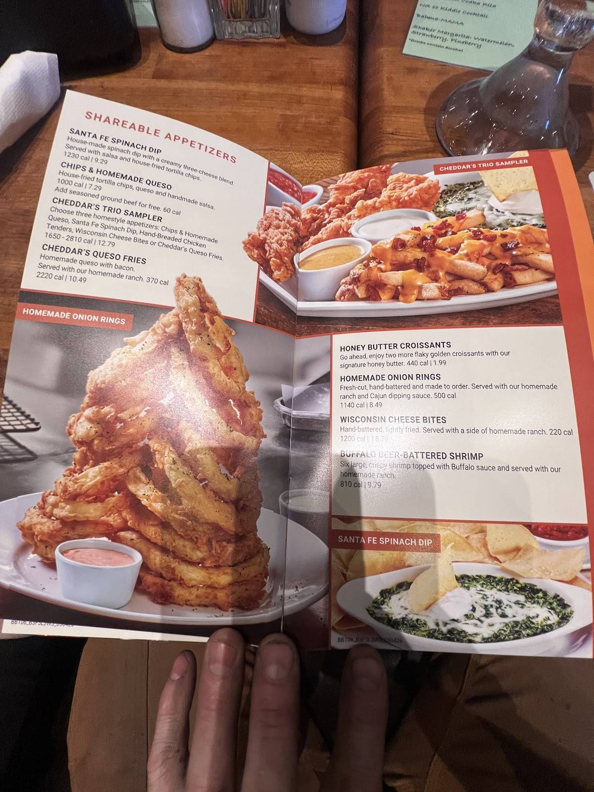 Cheddar's Scratch Kitchen меню