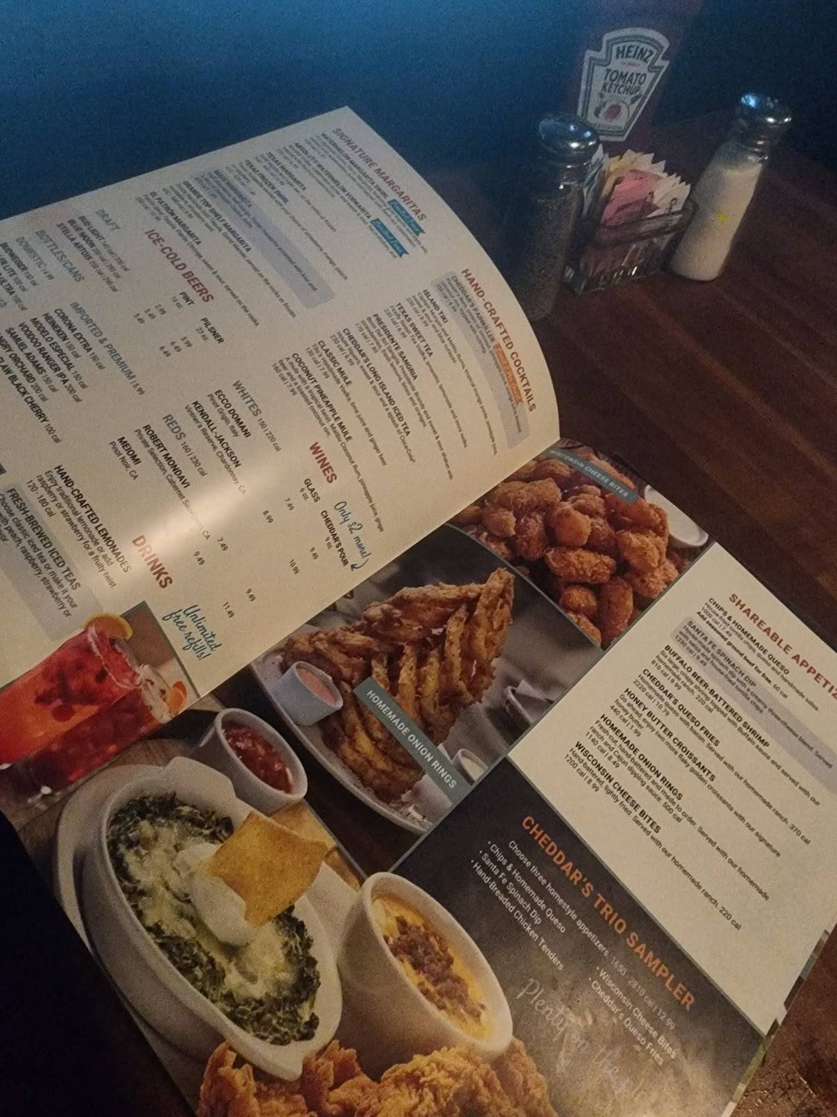 Cheddar's Scratch Kitchen меню
