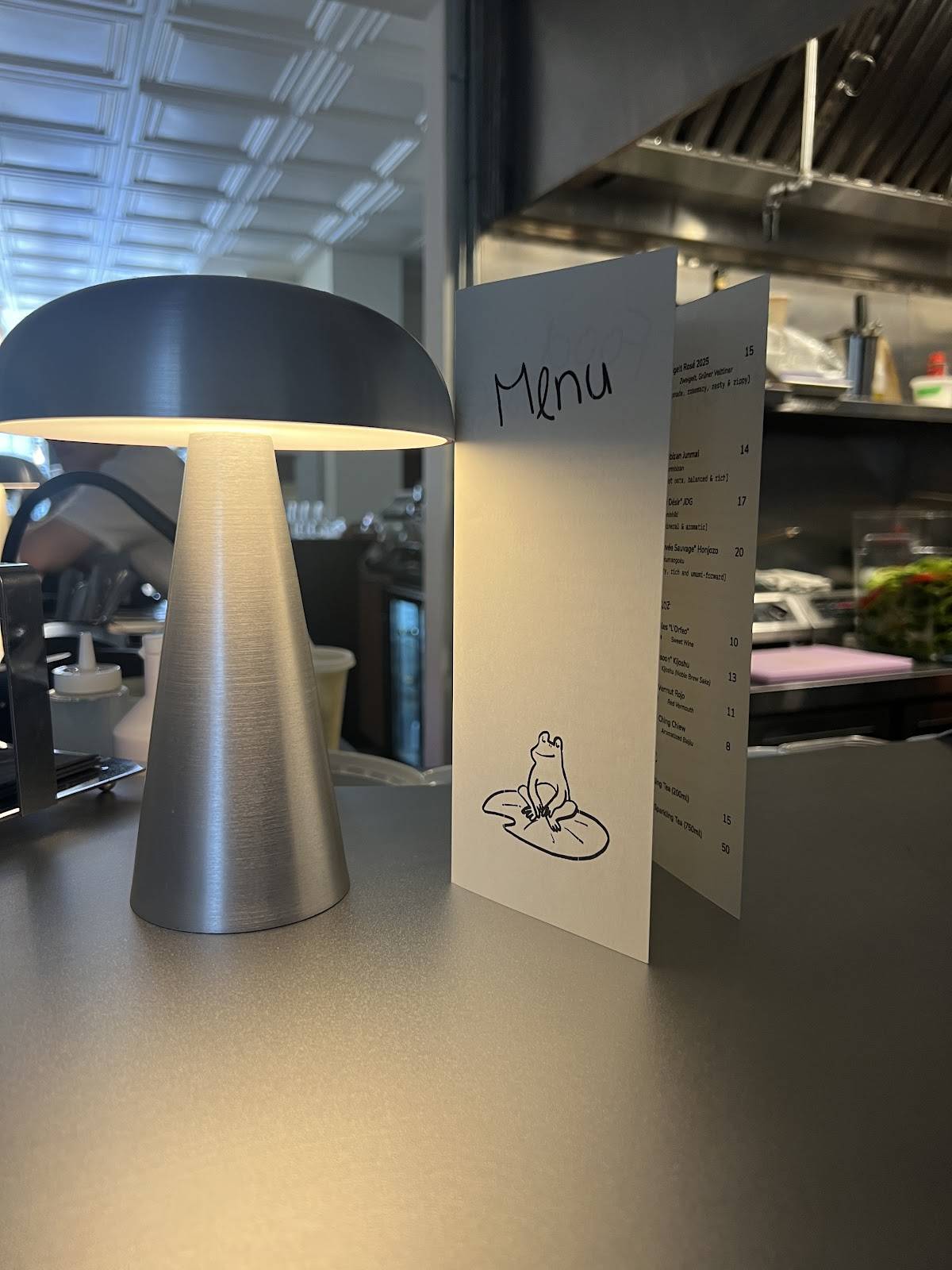 Chez Wa меню