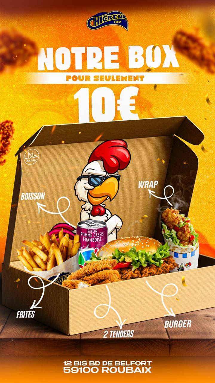 Chickentucky - Roubaix меню