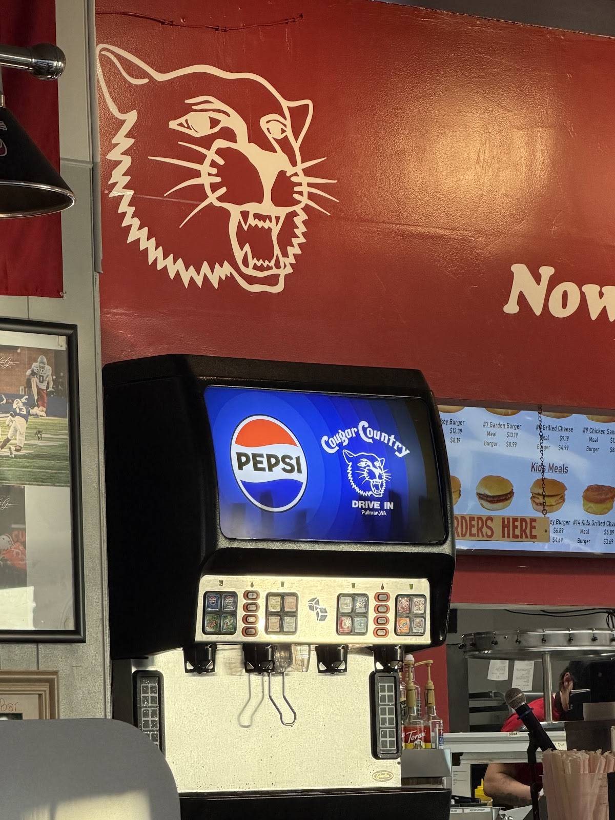 Cougar Country Drive In меню