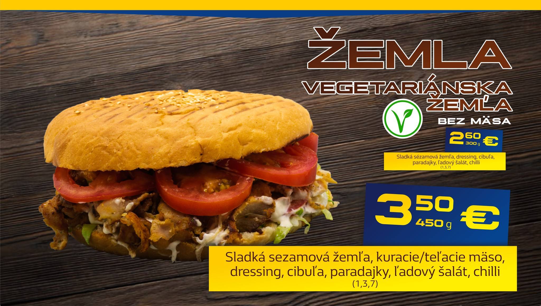 Deaf Kebab Rožňava меню