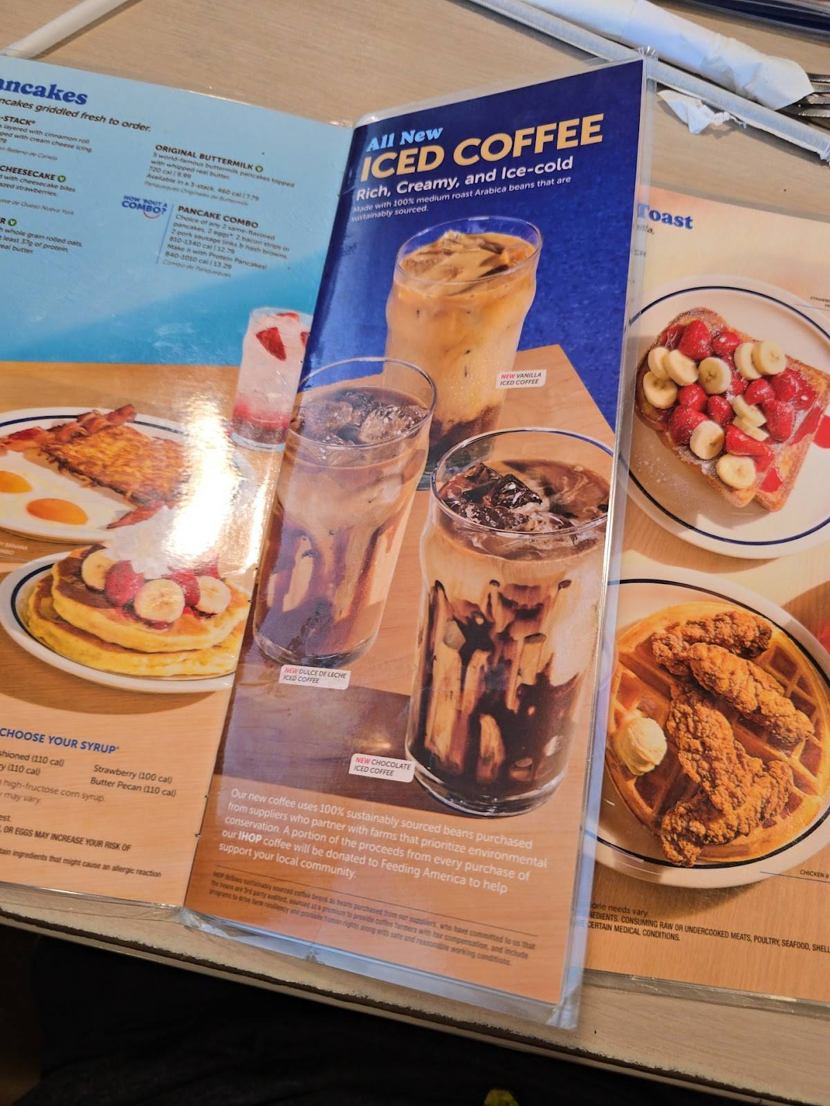 IHOP меню