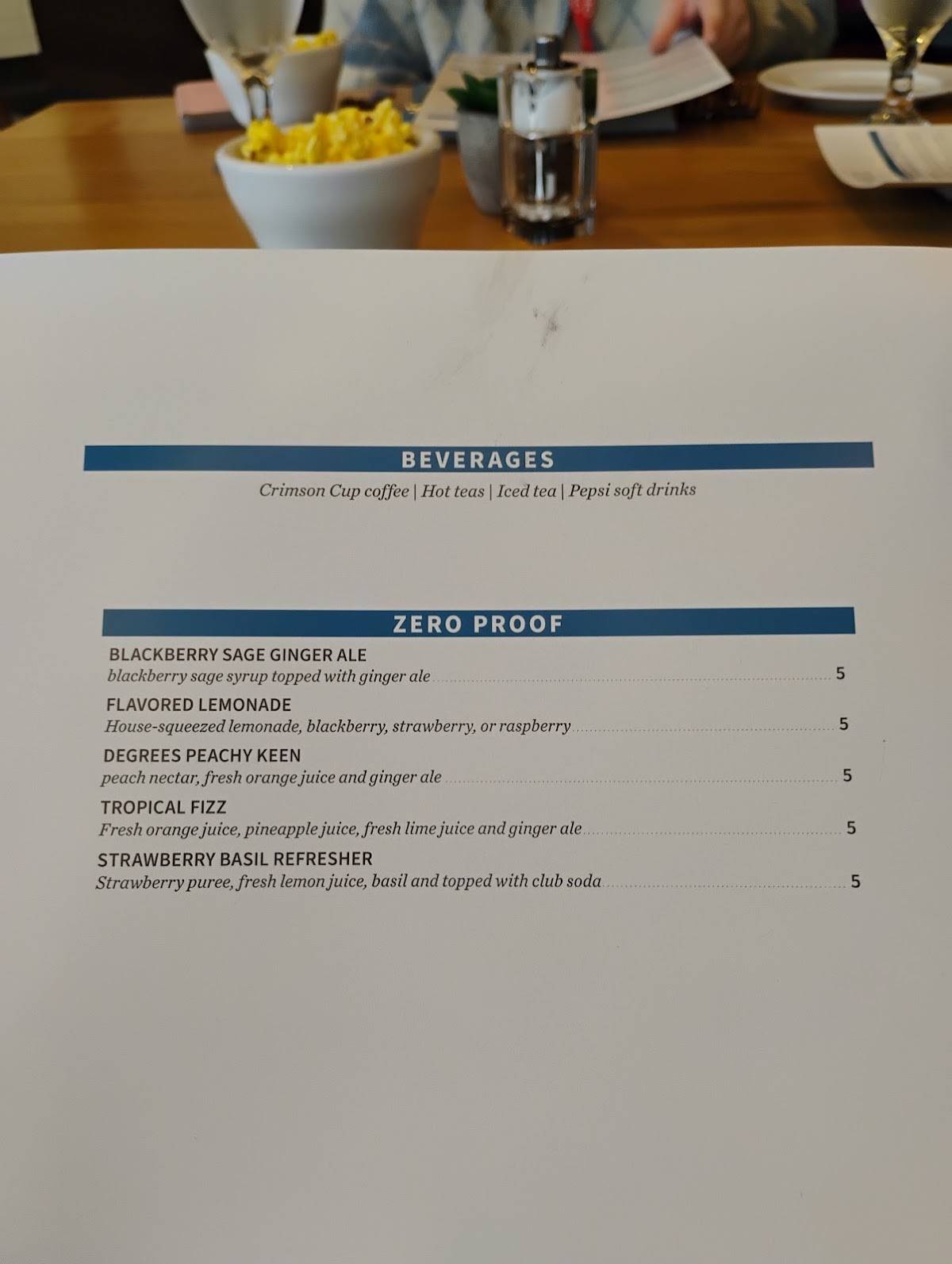 Degrees Restaurant Columbus State Community College меню