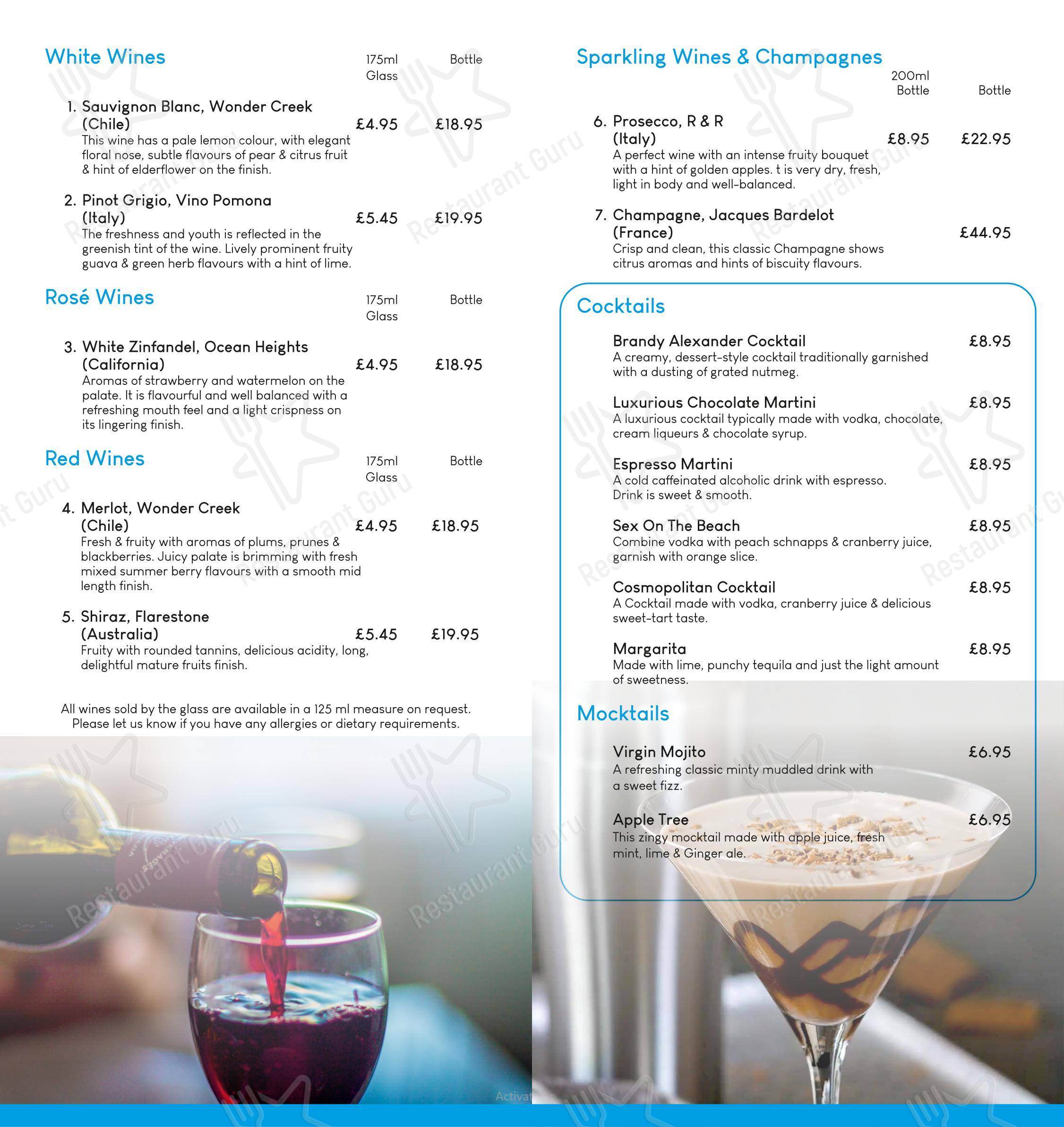 Devi's Corner Indian & Nepalese Restaurant - Welling в Уэллинге - Меню