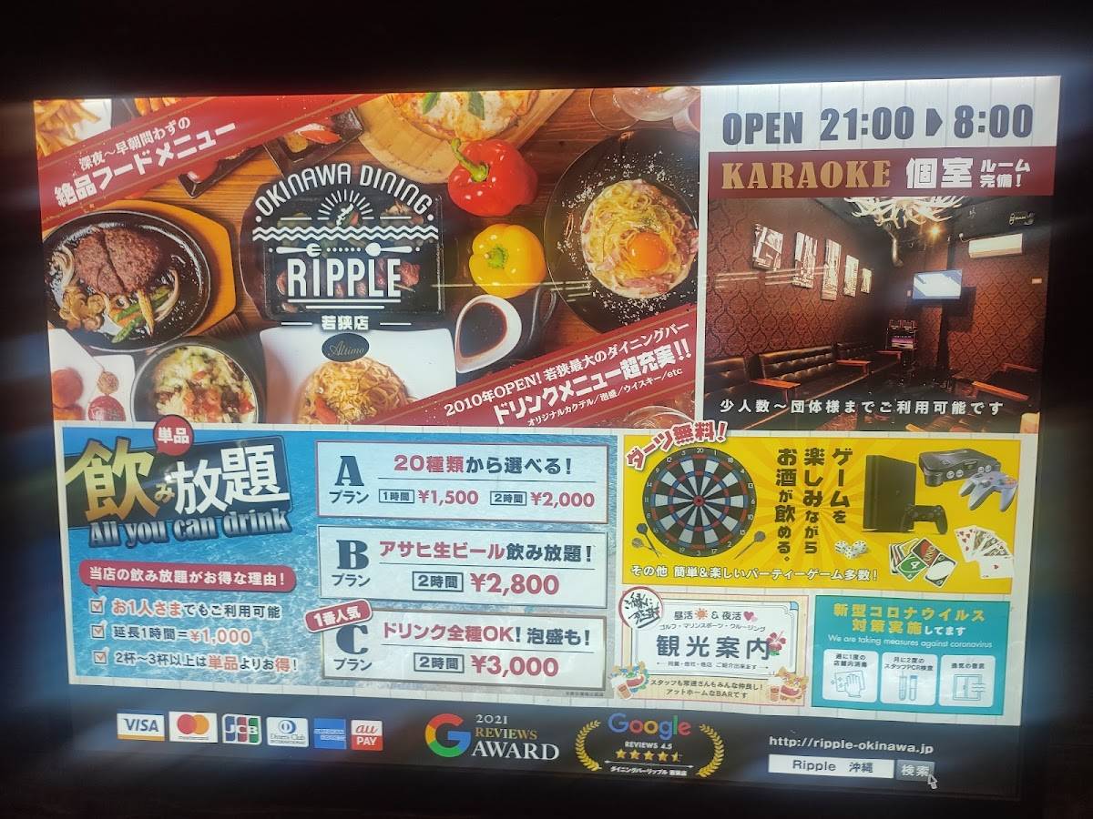 Dining Bar Ripple меню