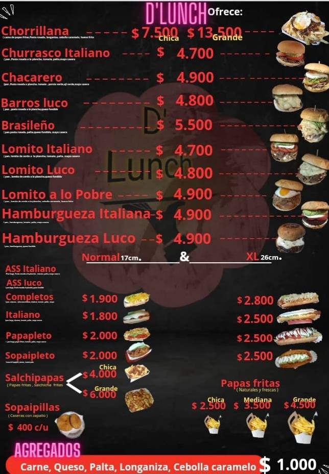 D'lunch меню