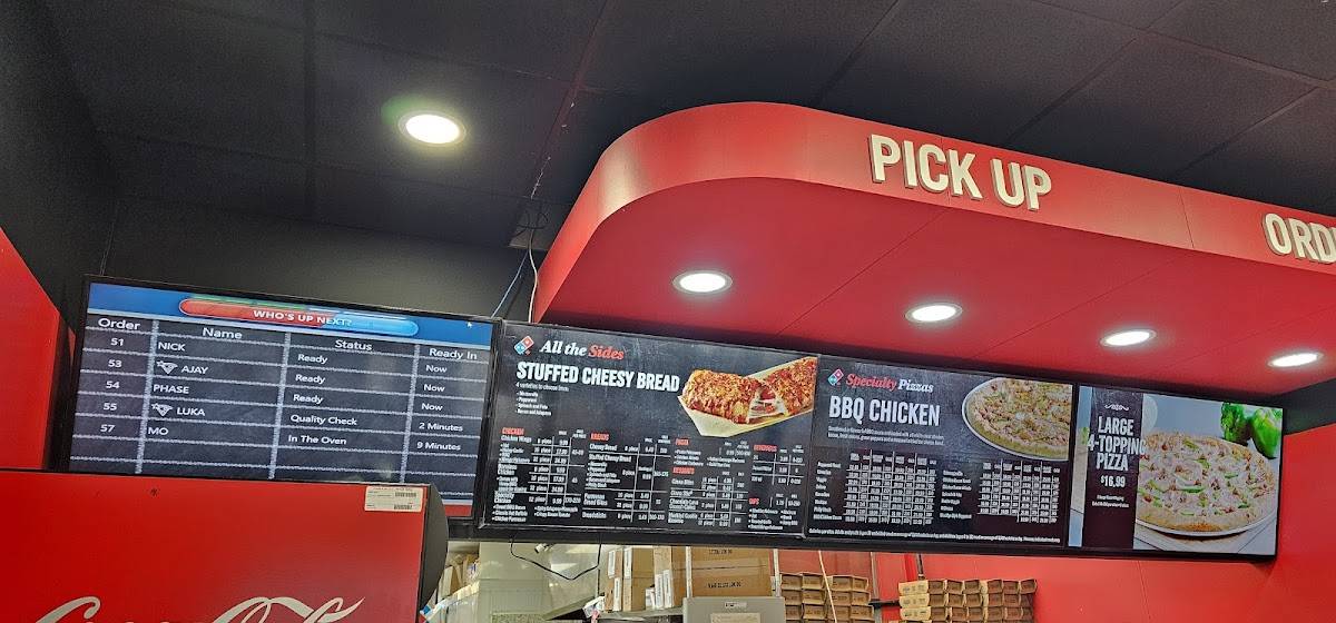 Domino's Pizza меню