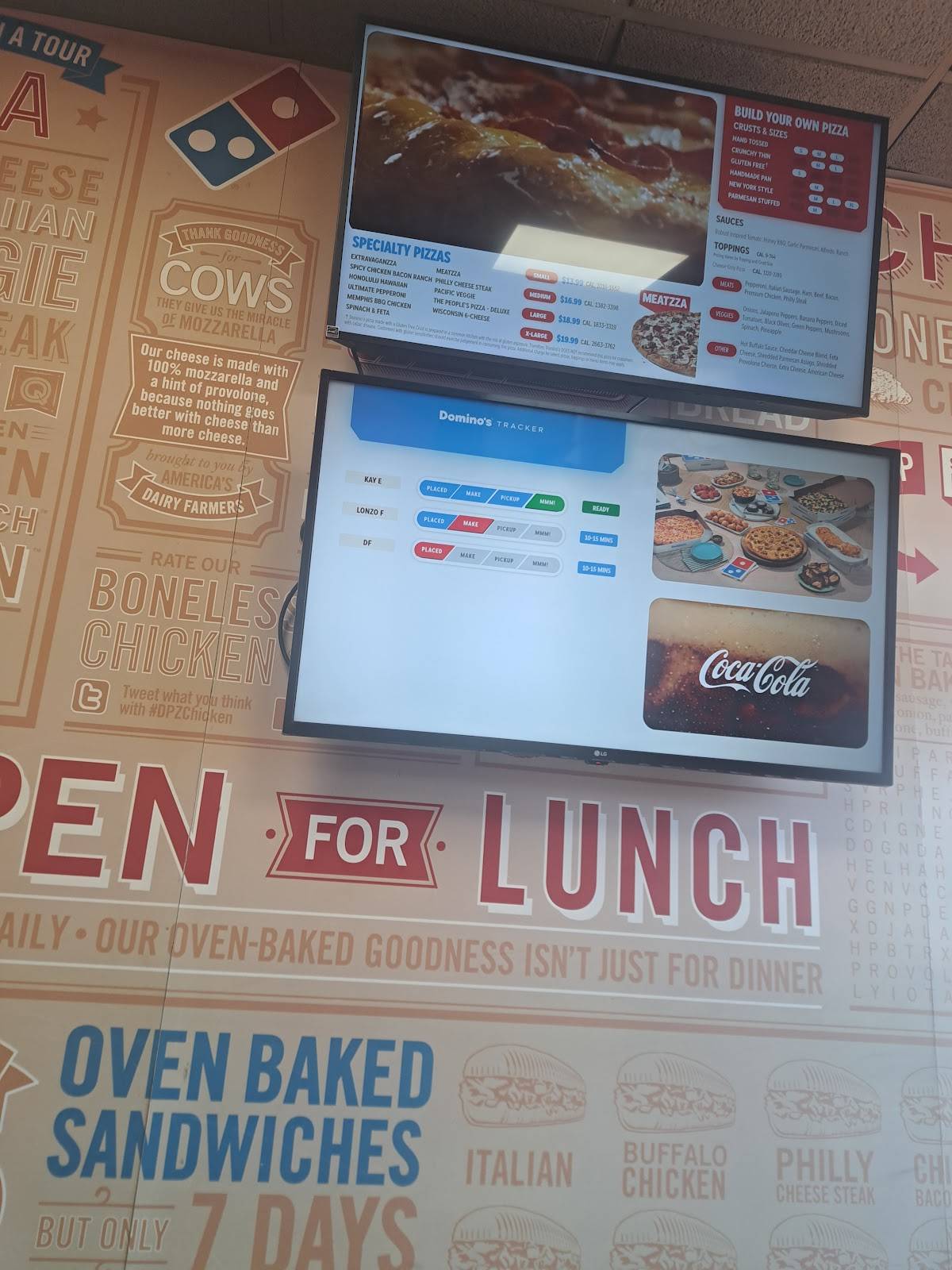 Domino's Pizza меню