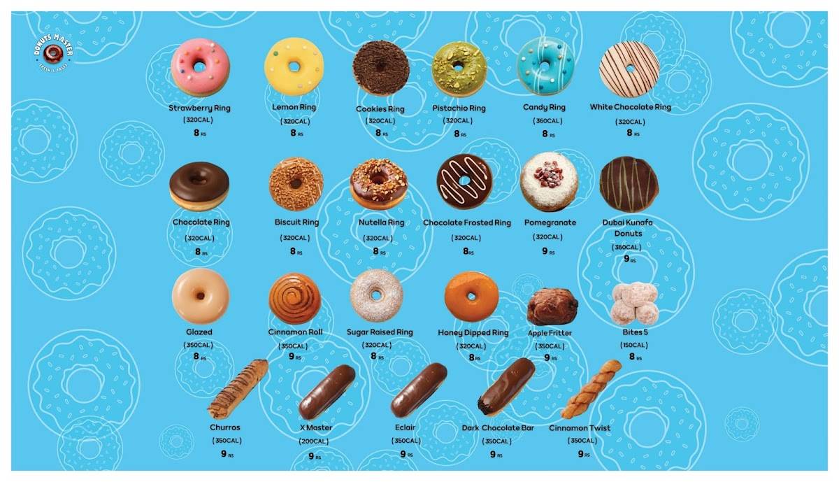 Donuts Master меню