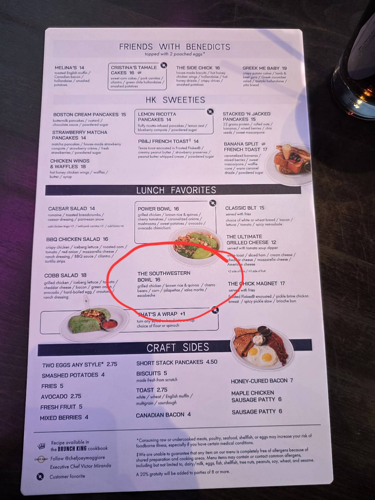 Hash Kitchen меню