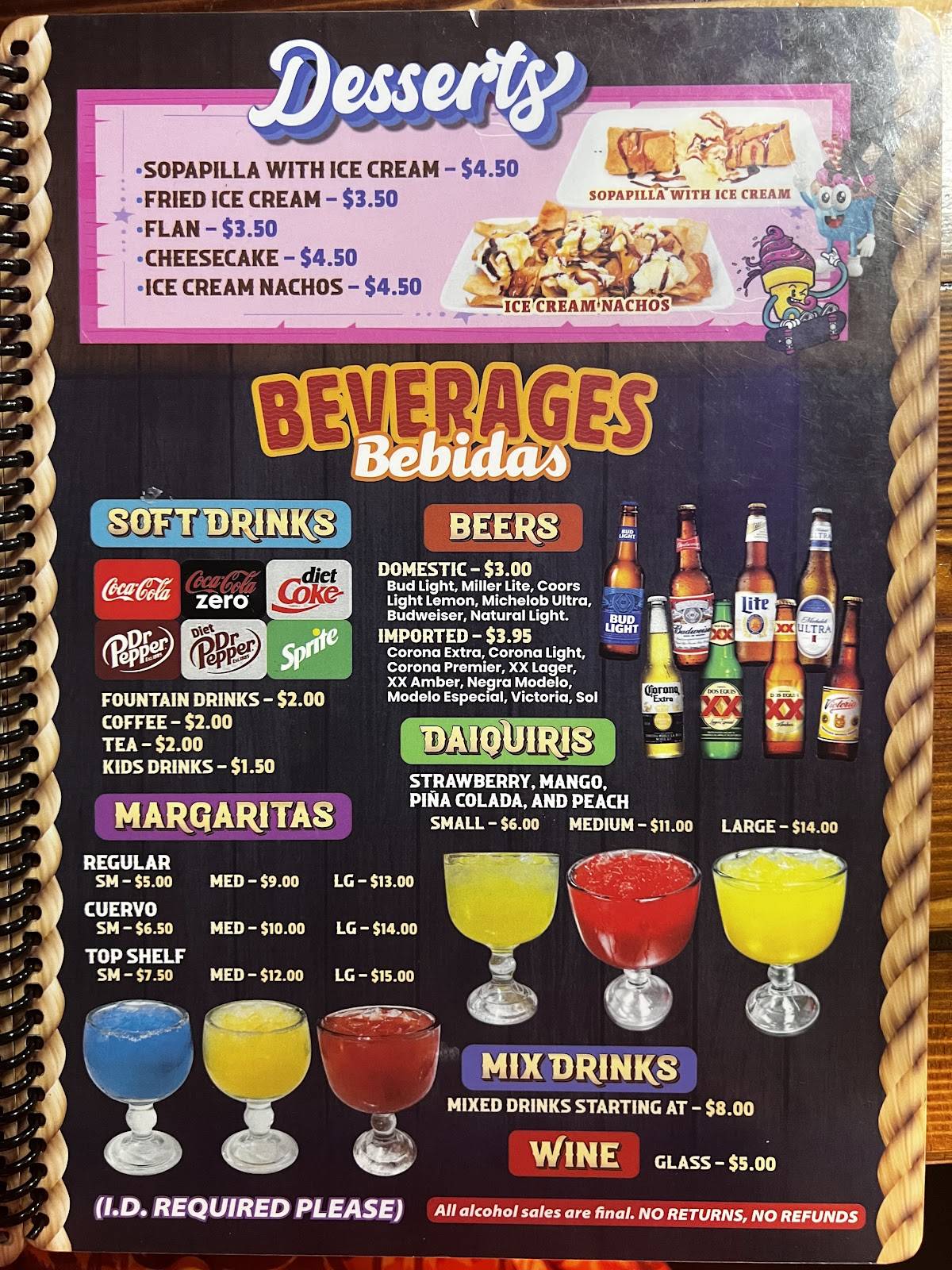 El Gran Rodeó меню