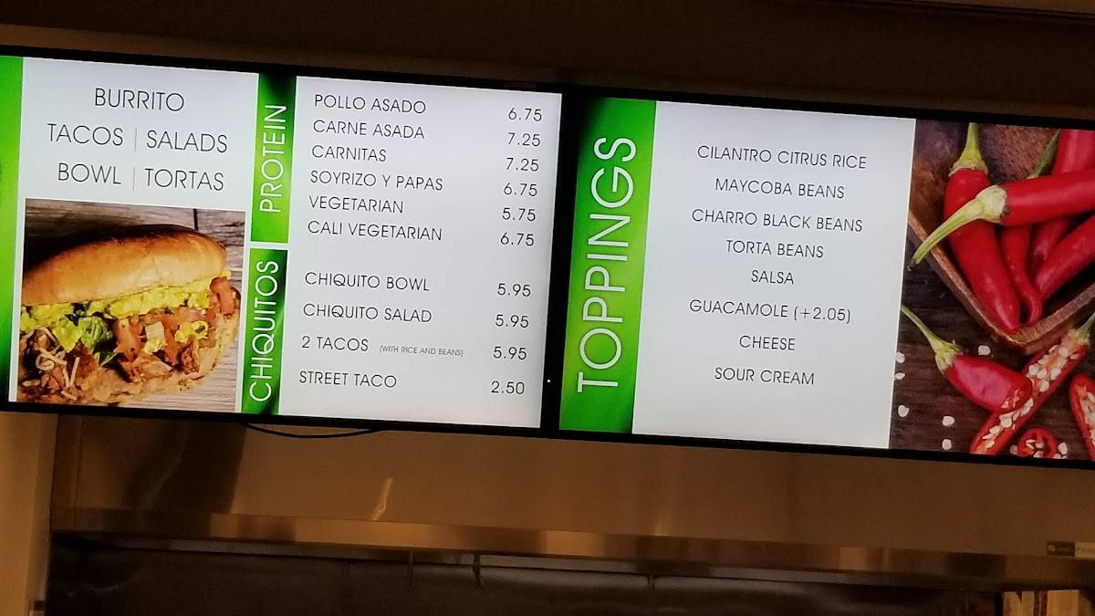 El Monte Grill меню